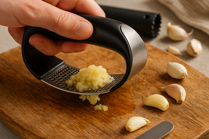 Stainless Steel Garlic Press